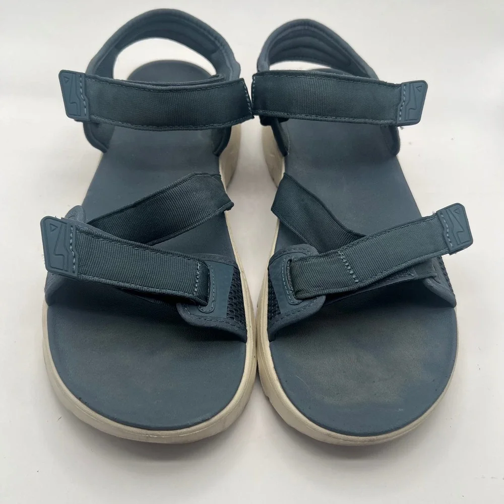 Teva Zymic Mens Sandals Blue Tan Max Comf Hiking Strappy 1124049 Size 11